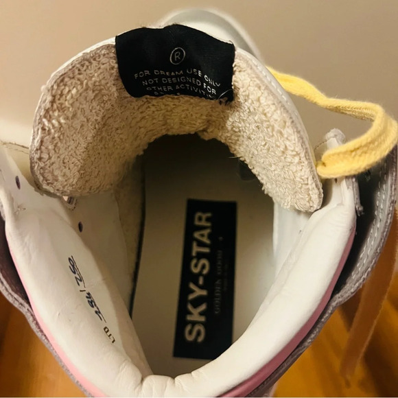 NEW Golden Goose Sky Star High Top Sneakers Limited Private Edition Women 36 US6 - Picture 10 of 16